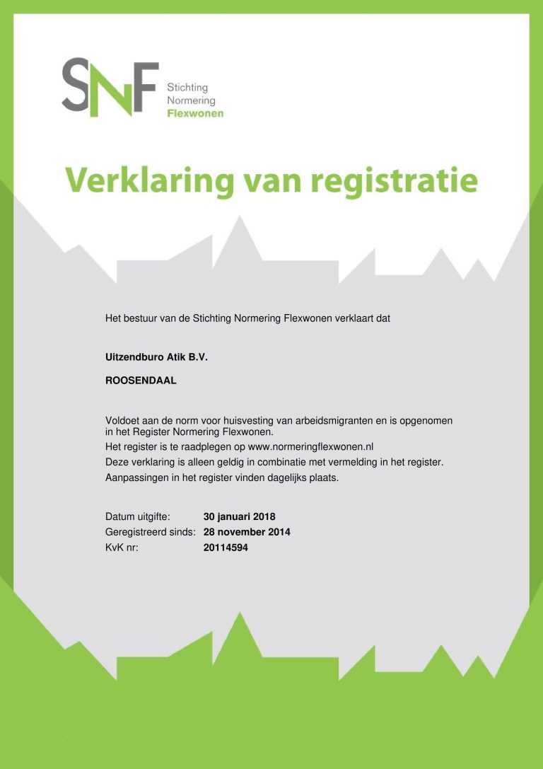 SNF-Verklaring