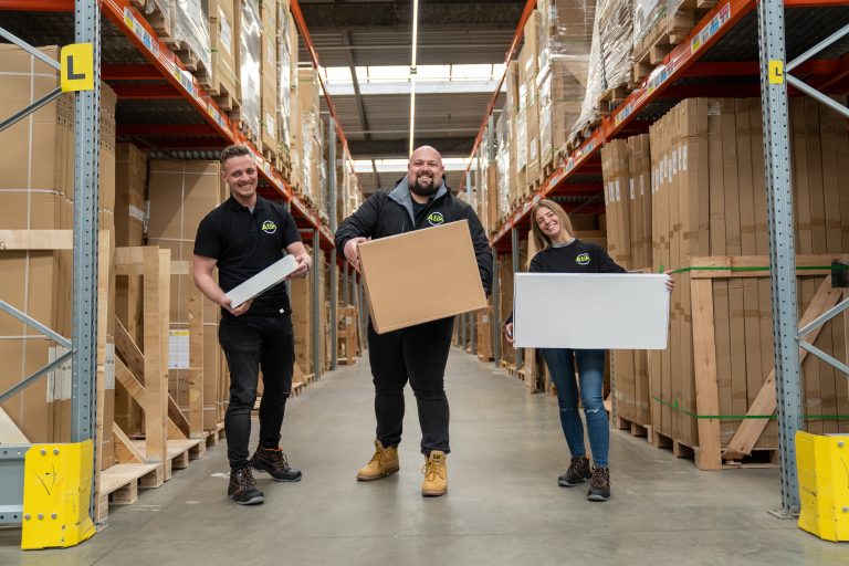 Werken in magazijn