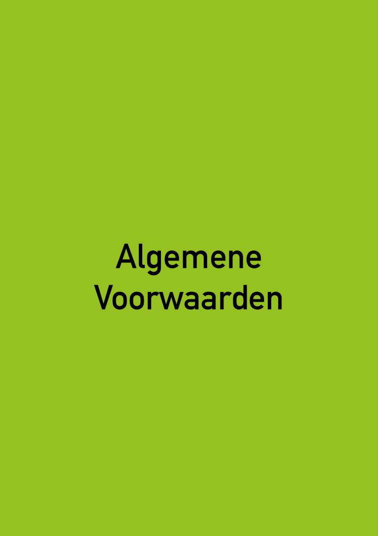 Algemene Voorwaarden