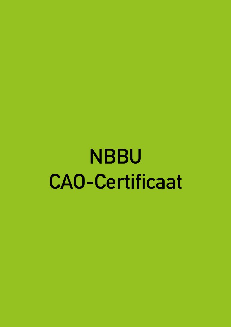 NBBU cao certificaat