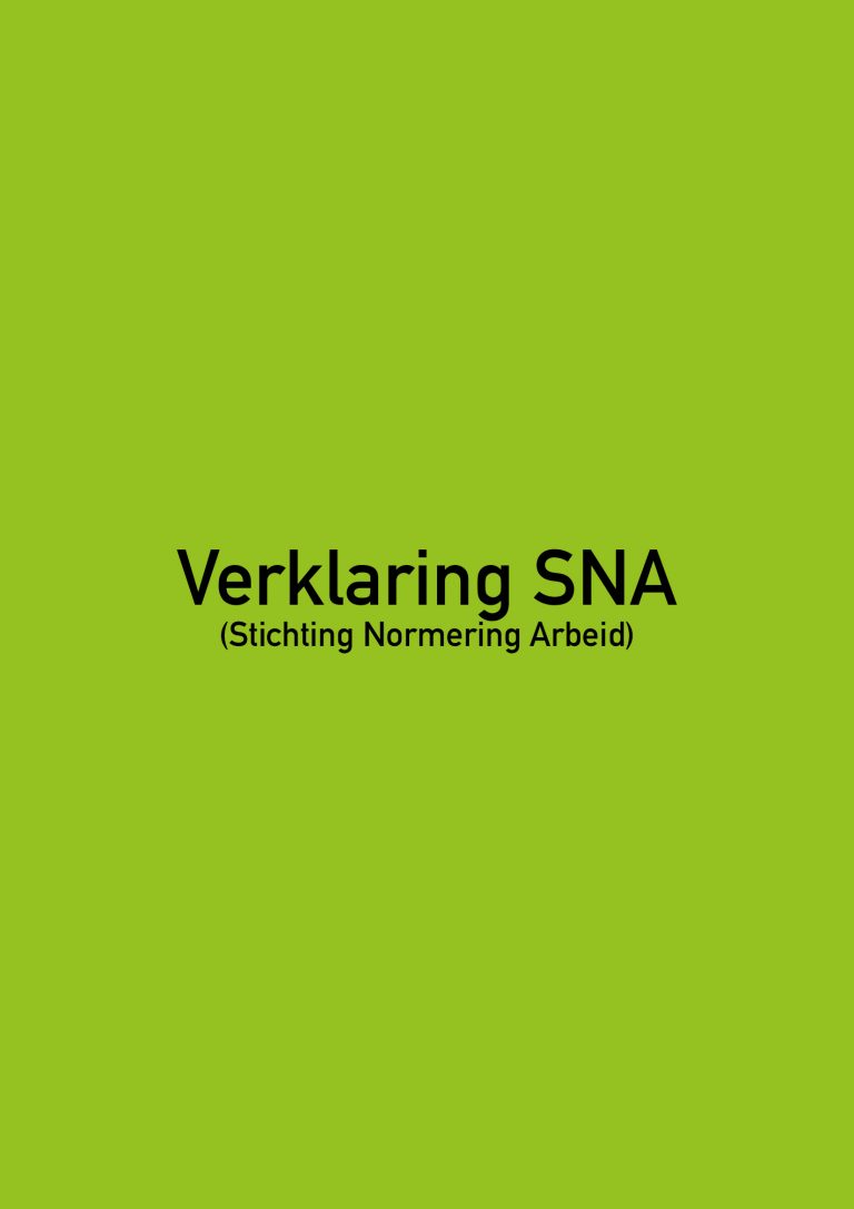 SNA Verklaring