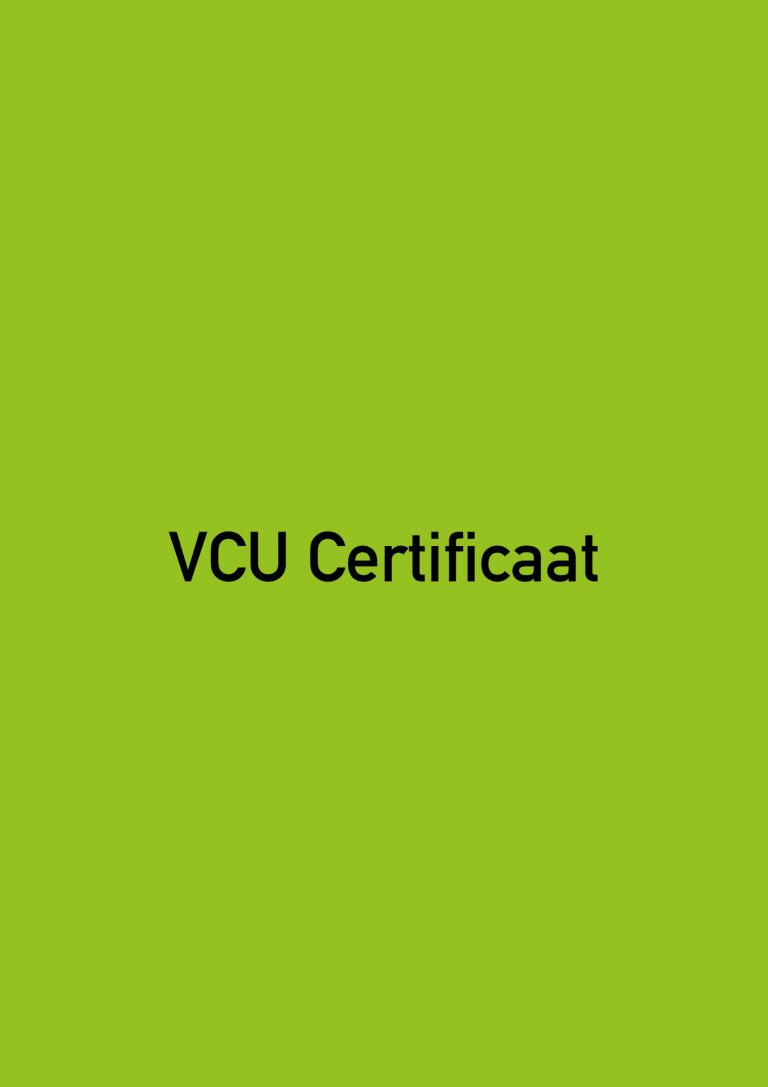 VCU Certificaat